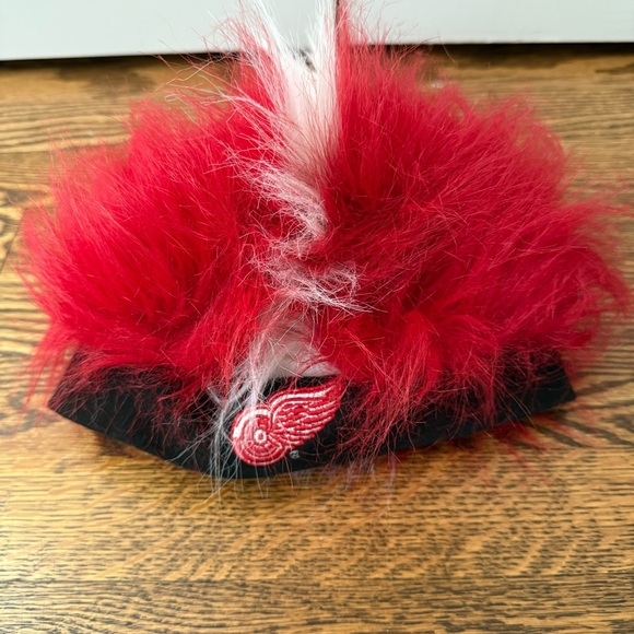 ⭐️ NHL Red Wings Fuzzy Hat - Picture 1 of 2
